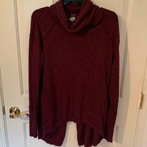 Free people burgundy top